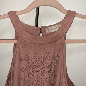 Velvet halter top - Altar’d State size small. Never worn!